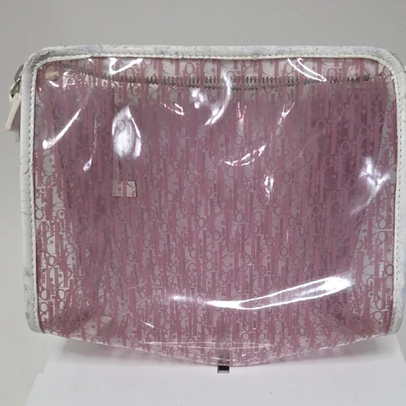 Dior Pink Transparent Cosmetic Case - Picture 2 of 10